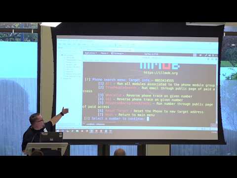 BSidesCT 2018 - IllWill - Skiptracer OSINT for broke ass hackers