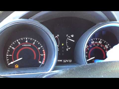 Reset Oil Maintenance Light - 2010 to 2013 Toyota Highlander