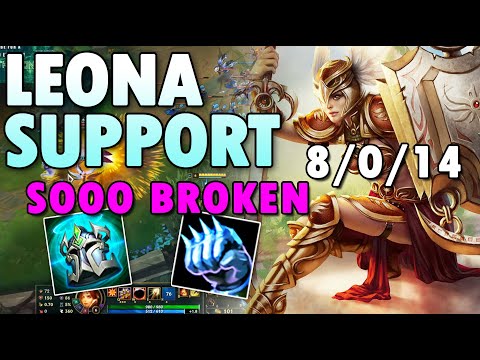 Leona Support ABSOLUTELY BROKEN League of Legends Build & Runes LOL Leona Supp s10 UTM