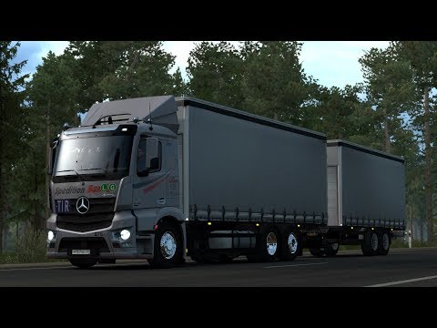ETS 2 1.35 - ProMods 2.41 - Mercedes Antos 2651 - Trip: Valmiera - Ventspils