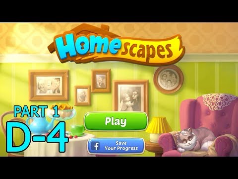 Homescapes Story D-4 Part 1| Walkthrough Gameplay | Level 33-40  (Android iOS)