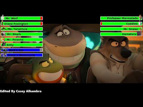 The Bad Guys (2022) Final Battle with healthbars 1/2