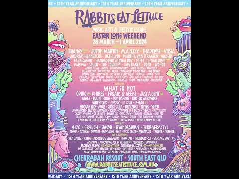 Rabbits Eat Lettuce 2024 LINE UP