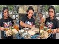 Delhi Most Famous Viral Bengali Didi Selling Chicken Thali In Just Rs 110 Only At Kalkaji Delhi