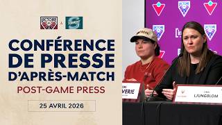 Victoire Conférence de presse d'après-match | MTL@SEA | 25 avril 2026