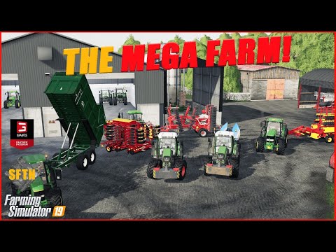 The Mega Farms - £20million multiplayer | Chellington Valley!| | Farming Simulator 19 - LIVE