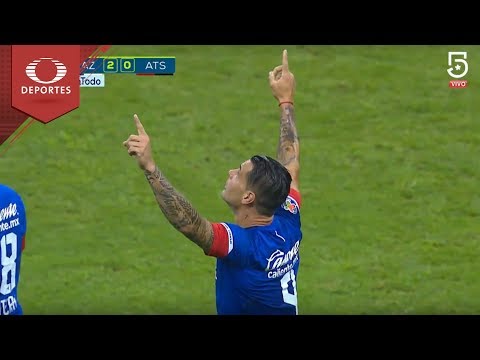 Goal by Milton Caraglio | Cruz Azul 2 - 0 Atlas | MX League - J10 | Sports Television