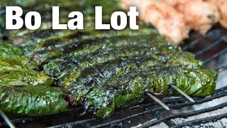 Bo La Lot - Grilled Beef in Piper Lolot Leaves in Saigon - YouTube