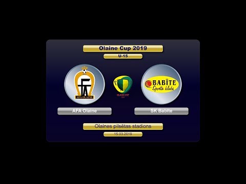 U-15 AFA Olaine - SK Babīte (Olaine Cup 2019)