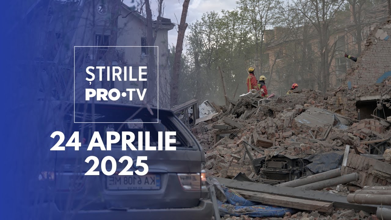 Știrile PRO TV - 24 Aprilie 2025 | Atac sângeros asupra Kievului