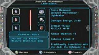 Kotor 2 lightsaber parts codes Kotor 2 lightsaber parts codes