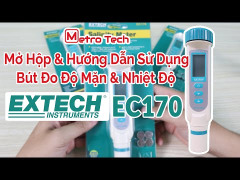 Bút Đo Độ Mặn Và Nhiệt Độ Cầm Tay, Model EC170 Của Hãng Extech Instruments (Mỹ)