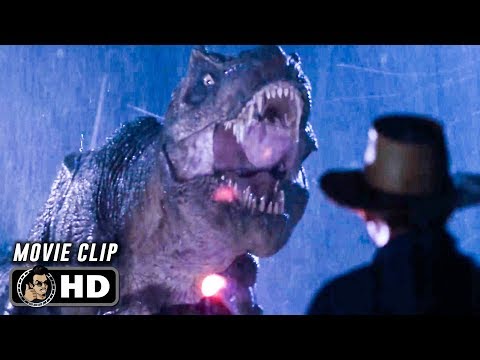 JURASSIC PARK Clip - T-Rex Attack (1993) Steven Spielberg