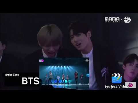 BTS reaction to GOT7 [2017 mama]171201