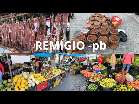 A RIQUEZA DO NORDESTINO NAS FEIRA LIVRE DA PARAÍBA REMÍGIO 