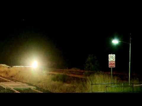 QRNational Container Train At Night - PoathTV Australian Trains & Railways