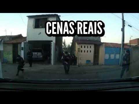 FLAGRANTE: Traficantes trocam tiros com policia em comunidade (GUARDA MUNICIPAL DE FORTALEZA)