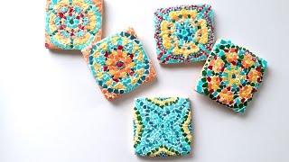 How To Decorate Mosaic Cookies!