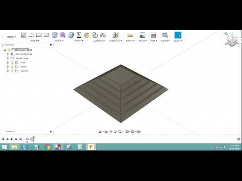 How To Make a Pyramid in Fusion 360 Part 3