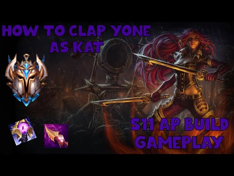 How To Clap Yone As Katarina, Challenger S11 AP Onhit Build
