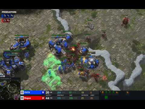 Replay analysis/commentary WCS 2018 Global Finals - TY vs Rogue set 2