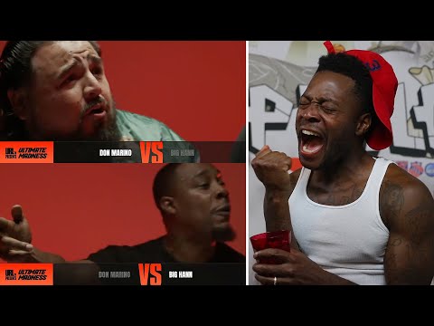 DON MARINO VS BIG HANN Get GRITTY & GRIMY 😬🤯😤!!! SMACK/URLTV ULTIMATE MADNESS 🔥🔥 BATTLE!! REACTION