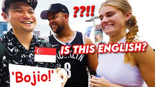 Foreigners SHOCKED at Singlish