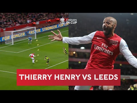 Thierry Henry Comeback Goal vs Leeds United | Legends of The Emirates FA Cup