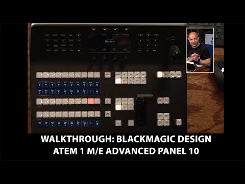 Blackmagic Design ATEM 1 M/E Advanced Panel 10 Walkthrough