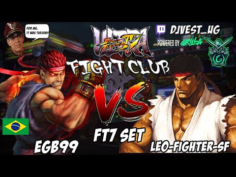 USF4 Fight Club Exhibition Series - EGB99 VS Leo-Fighter-SF FT7 Set (Brazil Set)