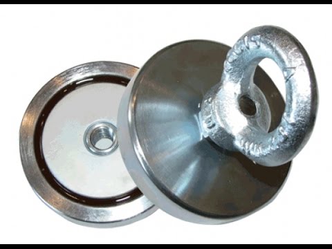 тест поискового неодимового магнита на 400 кг 2часть