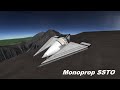 Monopropellant SSTO Orbiting With The Puff Engine Kerbal Space Program