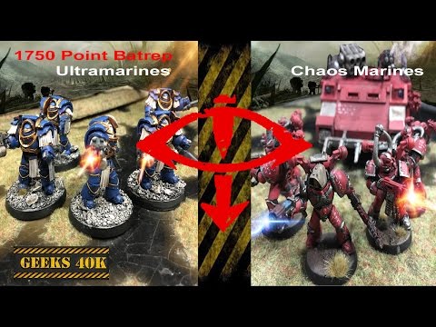 Ultramarines Vs Word Bearers 40,000 7th Edition Battle Report