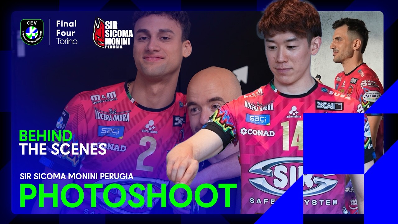 Behind the Scenes | PERUGIA Team Photoshoot | Men's Final Four Torino 2026