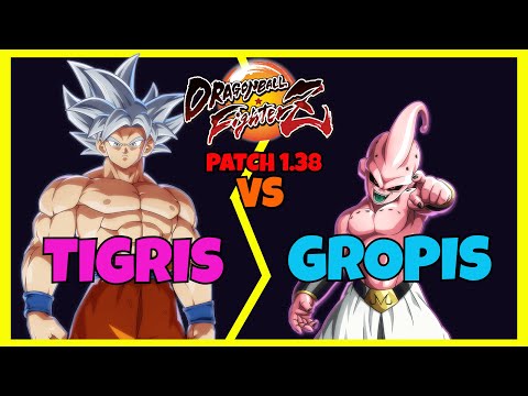 DBFZ - TIGRIS vs GROPIS gameplays (Jiren, UI Goku, Blue Goku vs Kid Buu, Zamasu, Cell)