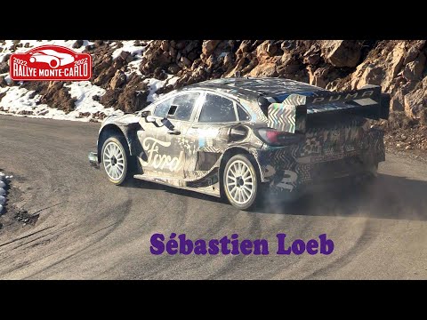 Test Rallye Monte Carlo 2022 Sébastien Loeb Ford Puma Hybrid WRC