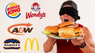 BLIND FAST FOOD TASTE CHALLENGE W/ Jordan + Channel Update