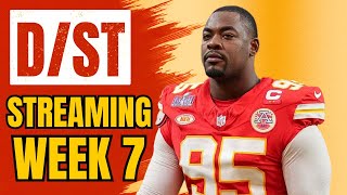 Week 7 Fantasy Football Defensive Matchups (7 Best D/ST To Stream Week 7)