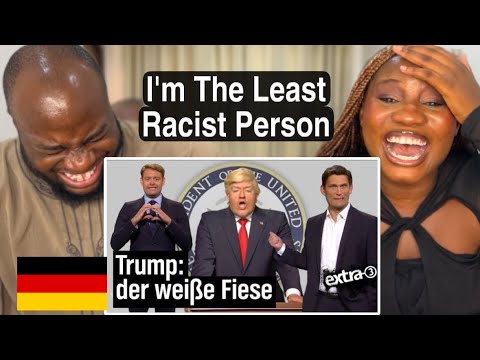 American Reaction To GERMAN SATIRE vs TRUMP | Donald Trump's USA: Racism and Gun Violence