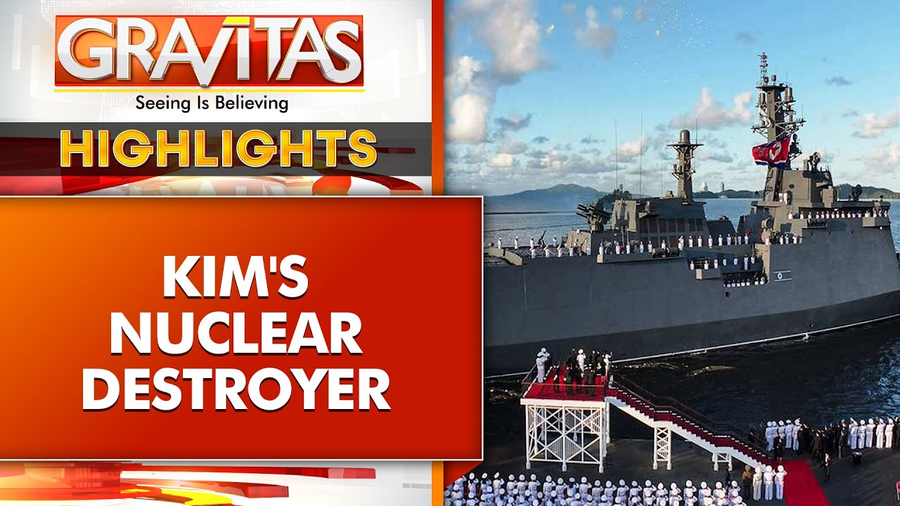 North Korea Unleashes 5,000-Tonne Nuclear Warship: Kim Vows To Build More Nuclear | Highlights