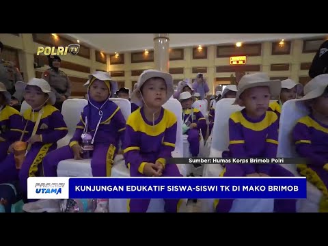 KUNJUNGAN EDUKATIF SISWA SISWI TK DI MARKAS BRIMOB KEPALADUA DEPOK