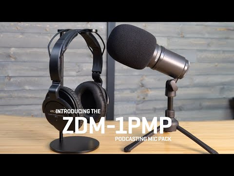PODCAST MIC PACK ZDM-2 (Paquete de micrófonos para podcast de