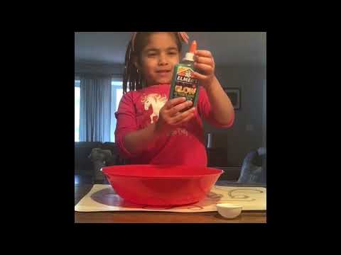 Making slime with Kaylee