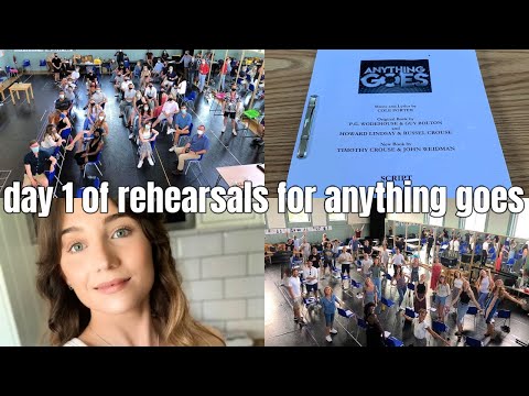 FIRST DAY OF REHEARSALS | VLOG | Georgie Ashford