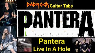 Live In A Hole - Pantera - Guitar + Bass TABS Lesson