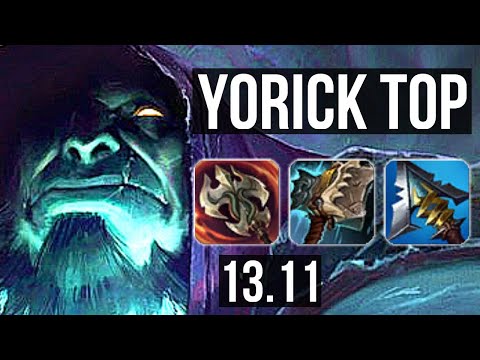 YORICK vs JAX (TOP) | Rank 6 Yorick | KR Grandmaster | 13.11