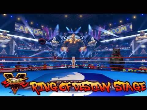 Street Fighter V / 5 RING OF DESTINY STAGE Theme [All Parts Mix]