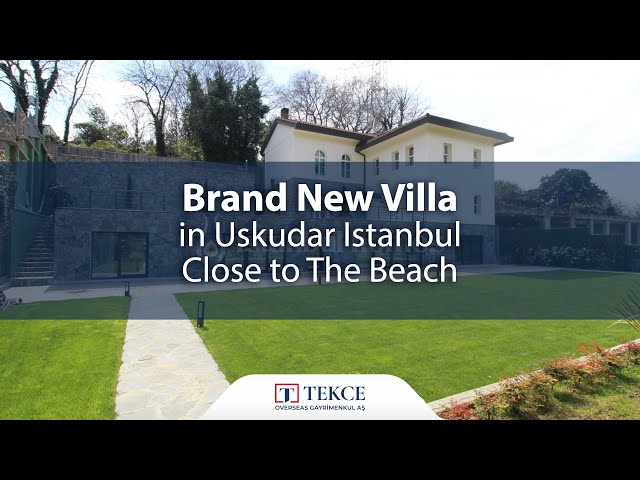 Ruime vrijstaande villa in Istanbul dichtbij het strand