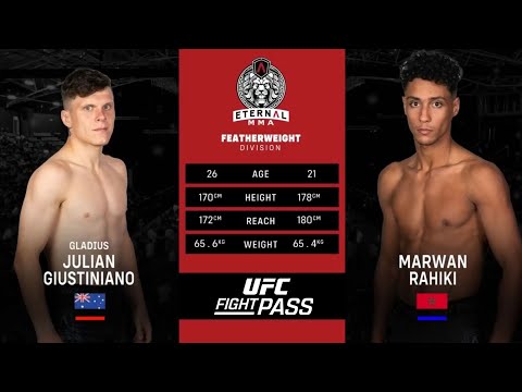 Eternal MMA 82: Marwan Rahiki vs Julian Giustiniano | February 10, 2024