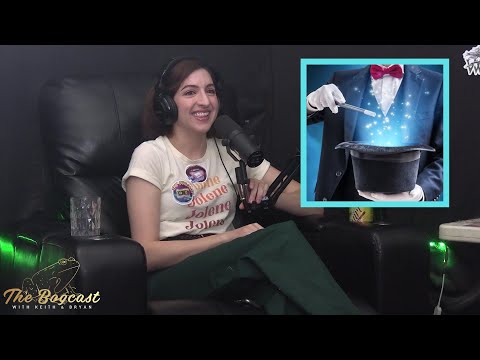 A nod to Rick Glassman as Becky Jo Harris does a Magic Trick...